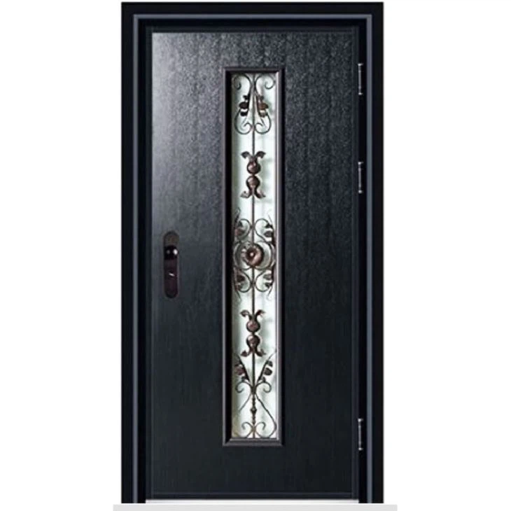 Quality Wrought Metal Door With Lock